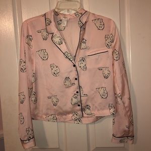 💓✨Baby Pink Silky Kitten Pajama Set!✨💓